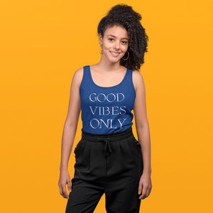 GOOD VIBES ONLY Racerback Tank