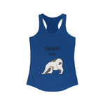 Downward Human Yoga Pose Racerback Tank