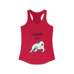 Downward Human Yoga Pose Racerback Tank