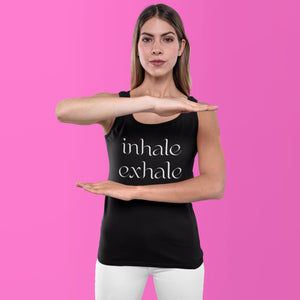 Inhale Exhale Racerback Tank