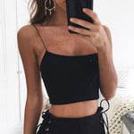 Sexy Off Shoulder Sleeveless Fitness Running Tank