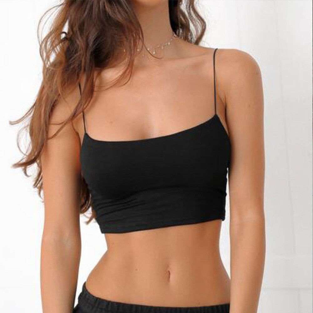 Sexy Off Shoulder Sleeveless Fitness Running Tank